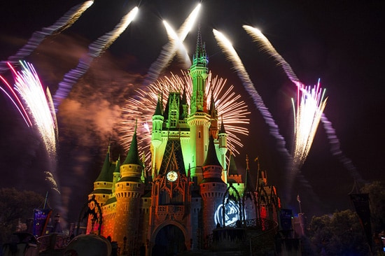 'Happy HalloWishes' Fireworks at Mickey’s Not-So-Scary Halloween Party at Magic Kingdom Park