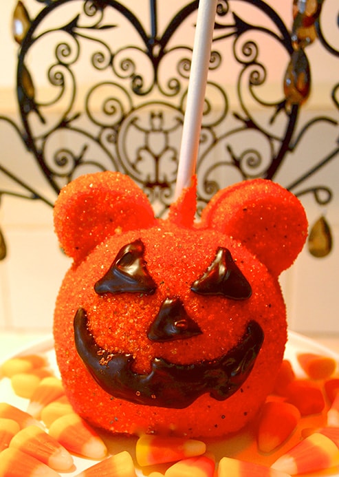 Pumpkin Caramel Apple at Disneyland Resort