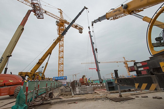 Vertical Construction Begins on Theme Park at Shanghai Disney Resort
