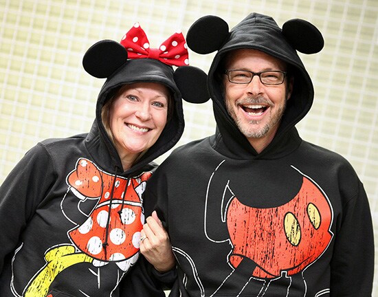 Mickey and Minnie Hoodies