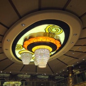Atrium Chandeliers on the Re-Imagined Disney Magic