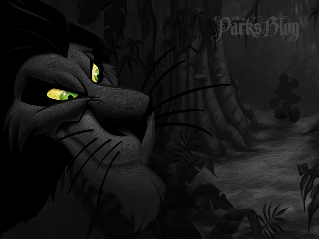 Disney Villain Wallpaper Featuring Scar from ‘The Lion King’