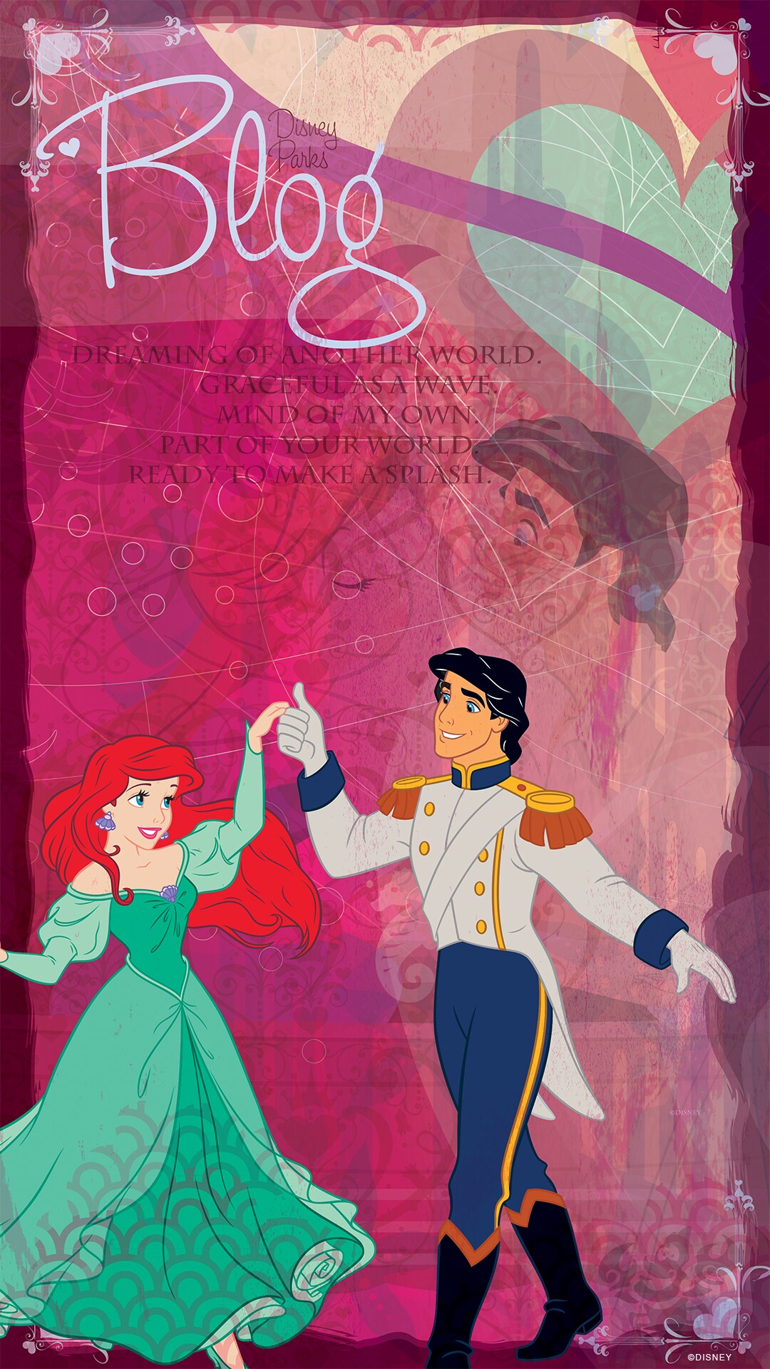 Valentine S Day Ariel And Prince Eric Disney Parks Blog