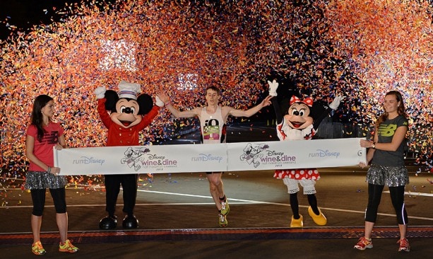 Disney Wine & Dine Half Marathon Men's Overall Winner Justin Scheid