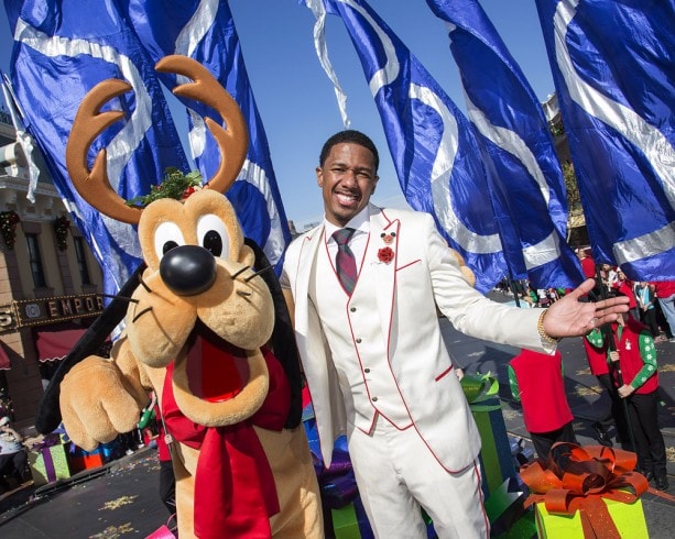 Nick Cannon at the Disneyland Resort for the 2013 Disney Parks Christmas Day Parade on ABC