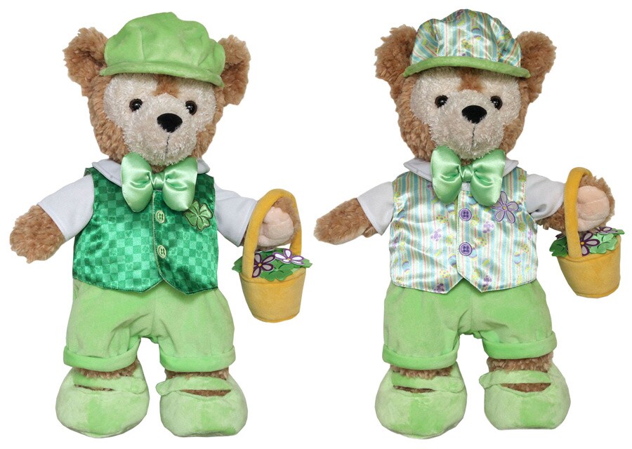 St-Patrick's Day Green Plush Bear, 6 Inches, Assortment