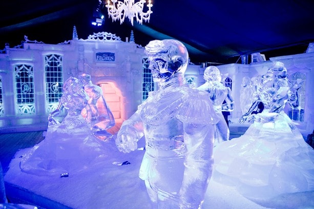 Disney's ‘Frozen’-Inspired Ice Sculptures Wow Crowds at Belgium Festival 