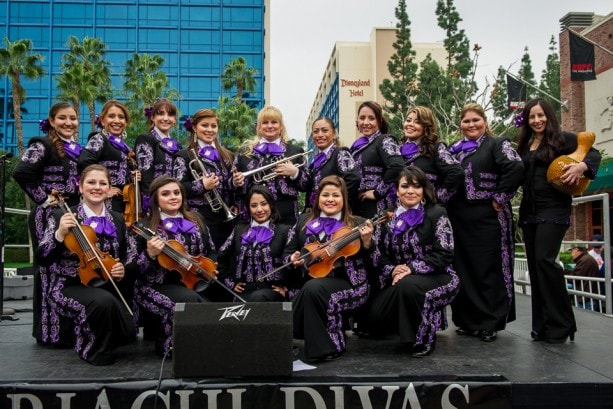 Mariachi Divas Celebrate With a Pre-GRAMMY Performance in the Downtown Disney District at the Disneyland Resort