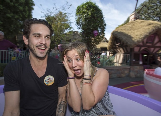 Newlyweds Kaley Cuoco and Ryan Sweeting Spend ‘Mini-Honeymoon’ at the Disneyland Resort