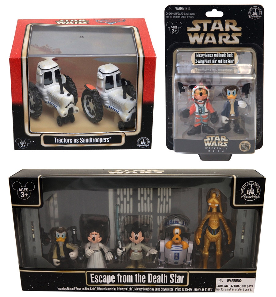 mickey mouse star wars figures