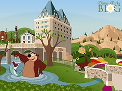 Disney Parks Blog Canada Pavilion at Epcot Desktop Wallpaper