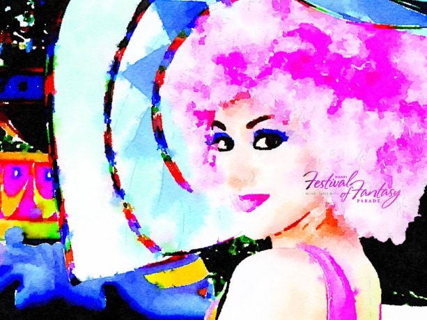 Exclusive ‘Disney Festival of Fantasy’ Wallpaper, Featuring the Bubble Girl