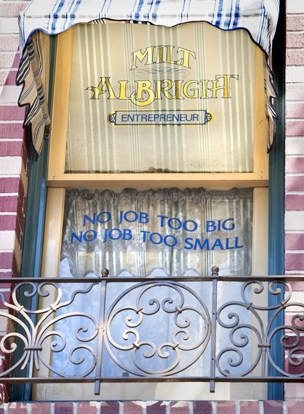 (April 11, 2013)  Main Street Windows (Paul Hiffmeyer/Disneyland Resort)