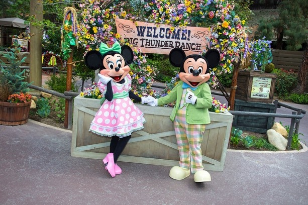 Meet Mickey Mouse and Minnie Mouse at Springtime Roundup at Disneyland Park