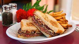 Sourdough Bacon Cheese Melt at Carnation Café at Disneyland Park