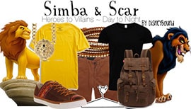 DisneyBound Simba and Scar Outfits