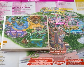 Show Your DIY Disney Side: Disney Parks Guide Map Coasters