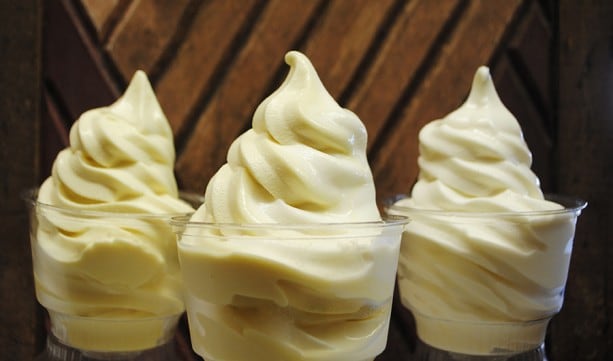 Coconut and Pineapple Frozen Yogurts at Epcot 