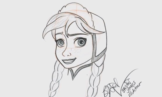 Learn How To Draw 'Frozen's' Anna at Disney's Hollywood Studios