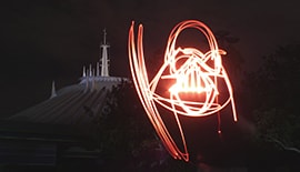 Light Painting Once Again Takes Art into Mid-Air Inside Magic Kingdom Park
