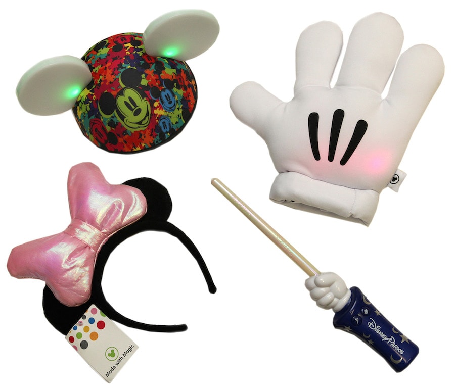 Disney Parks Light Up Mickey Mouse Ears Hat Multi Color Glow In