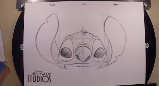 Learn to Draw Stitch at Disney's Hollywood Studios