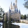Tokyo Disneyland Covered in Real Snow