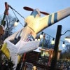 Disneyland Park Paris Covered in Real Snow