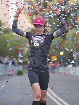 Alex de la Huerta from Mexico City, Mexico - Who Won the Woman's Title at the Avengers Super Heroes Half Marathon