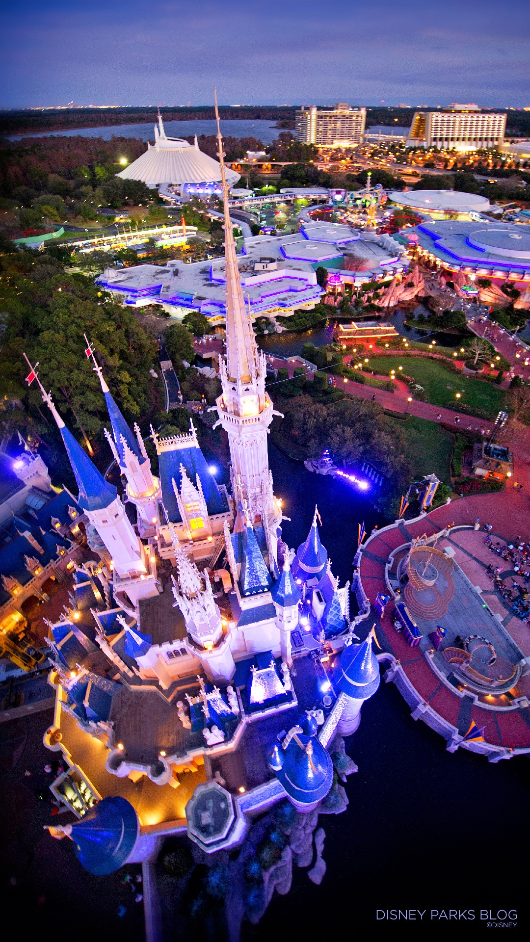 Bird's-Eye View of Cinderella Castle | Disney Parks Blog