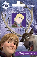 New Kristoff Disney Pin That Comes With the Purchase of a Holiday Pin Series Disney Gift Card