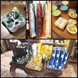 Gift Ideas From Italy Pavilion in Epcot at Walt Disney World Resort