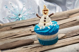 Indulge Your Sweet Tooth with Olaf’s Just Chillin’ Cupcake