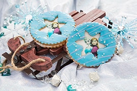 Try a Royal Sisters Cookie at Olaf’s Snow Fest