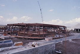 Carousel of Progress being built in 1974