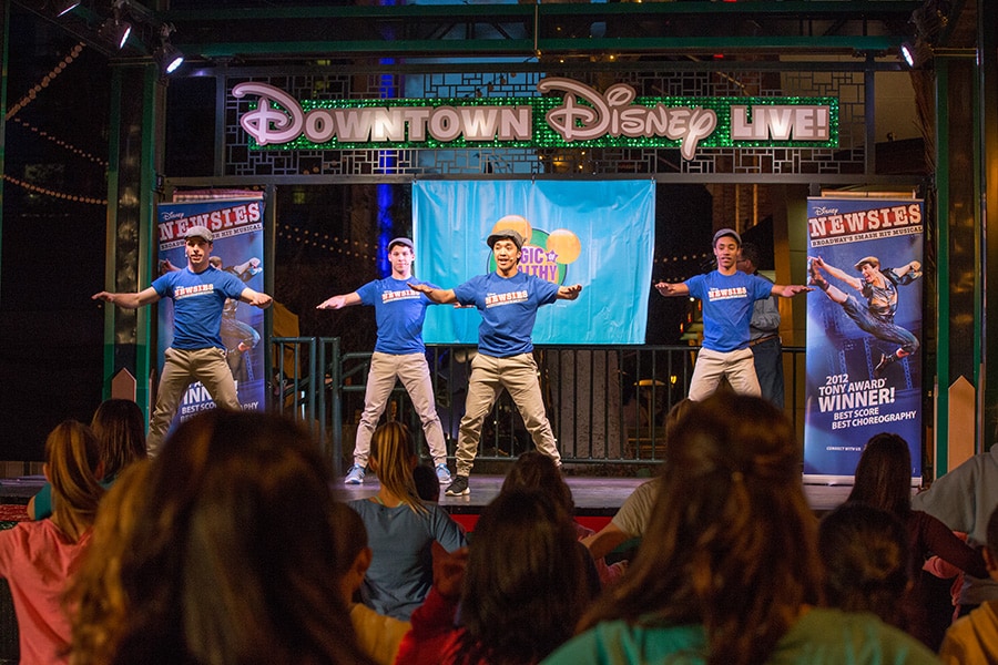 Newsies Cast Steps Into The Disneyland Resort To Teach Guests Dance Moves And Benefits Of Healthy Living Disney Parks Blog