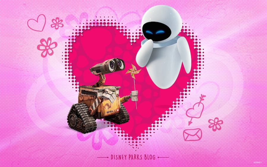 Celebrate Valentine's Day With WALL-E & Eve | Disney Parks Blog