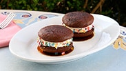 New Rainbow Whoopie Pie at Jolly Holiday Bakery Café in Disneyland Park