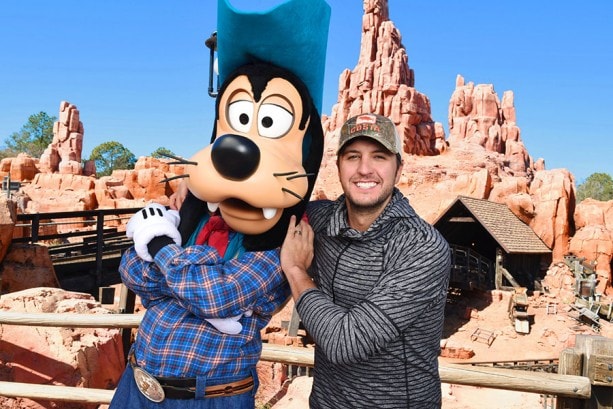 Country Music Artist Luke Bryan Visits Walt Disney World