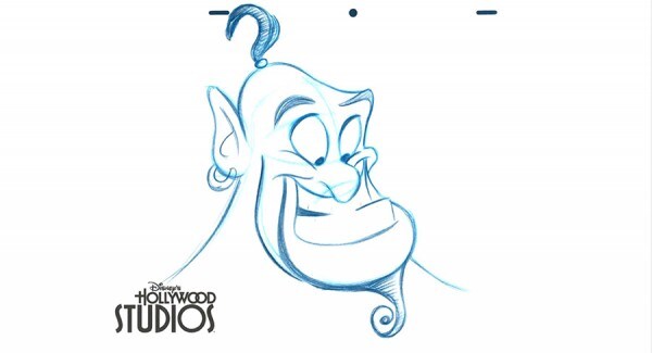 Learn To Draw Aladdin’s Pal, Genie, At Disney’s Hollywood Studios ...