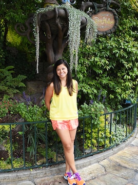 Disney Parks Blog Author Aubrey Hang Showing her Disney Side as Fawn for the Tinker Bell Half Marathon Weekend at Disneyland Resort