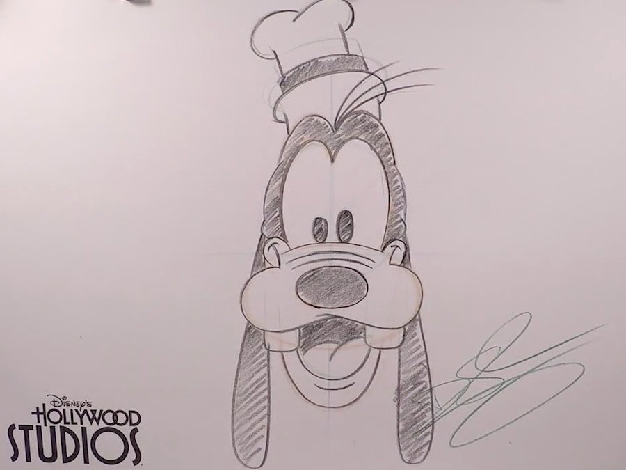 Learn To Draw Mickey S Pal Goofy At Disney S Hollywood Studios