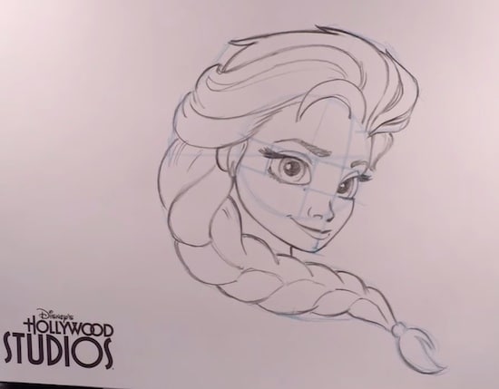 Learn To Draw Elsa From Frozen Disney Parks Blog