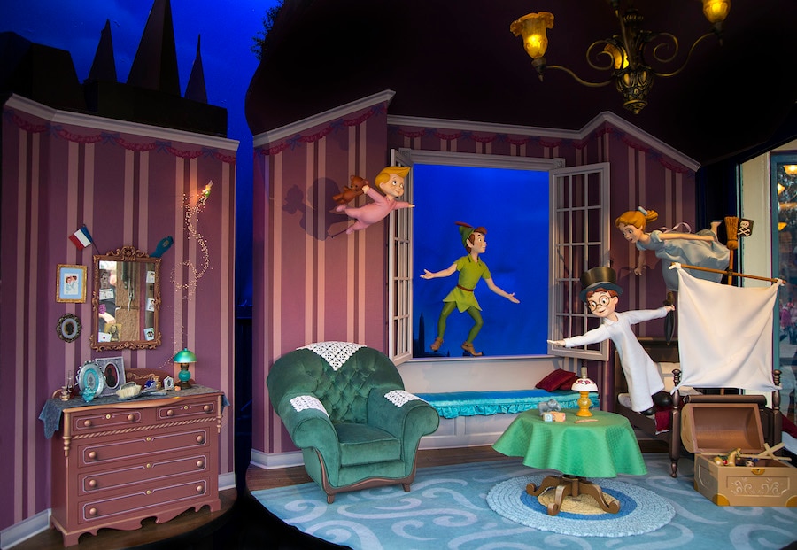 A Closer Look at the New 'Peter Pan' Main Street Enchanted Windows at Disneyland Park
