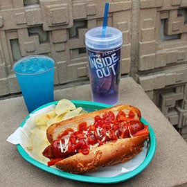 The 'Angry' HOT Dog Inspired by Disney•Pixar's ‘Inside Out’ Debuts at Award Wieners at Disney California Adventure Park