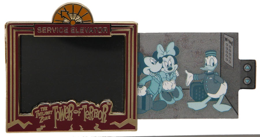 Disney Parks Goofy and Mickey The Twilight Zone Tower of Terror Hotel Pin 