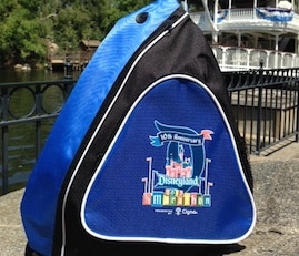 Commemorative 10th Anniversary Sling Bag Celebrating the 10th Anniversary of the Disneyland Half Marathon Weekend