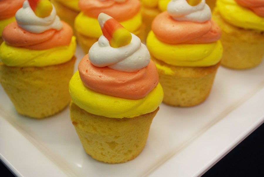Enjoy Candy Corn Cupcakes During the New Happy HalloWishes Dessert Party at Magic Kingdom Park