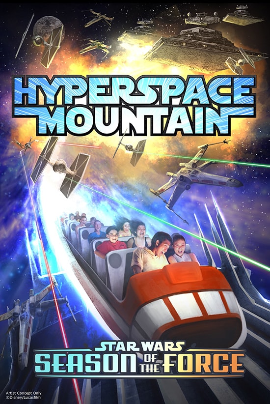 Hyperspace Mountain Coming for Season of the Force at Disneyland Park