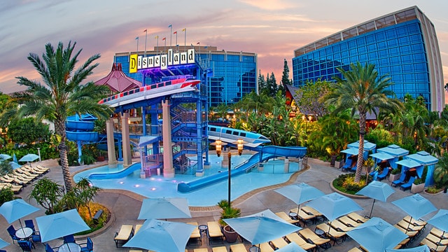 A Unique Point of View: Monorail Pool Slides at the Disneyland Hotel |  Disney Parks Blog